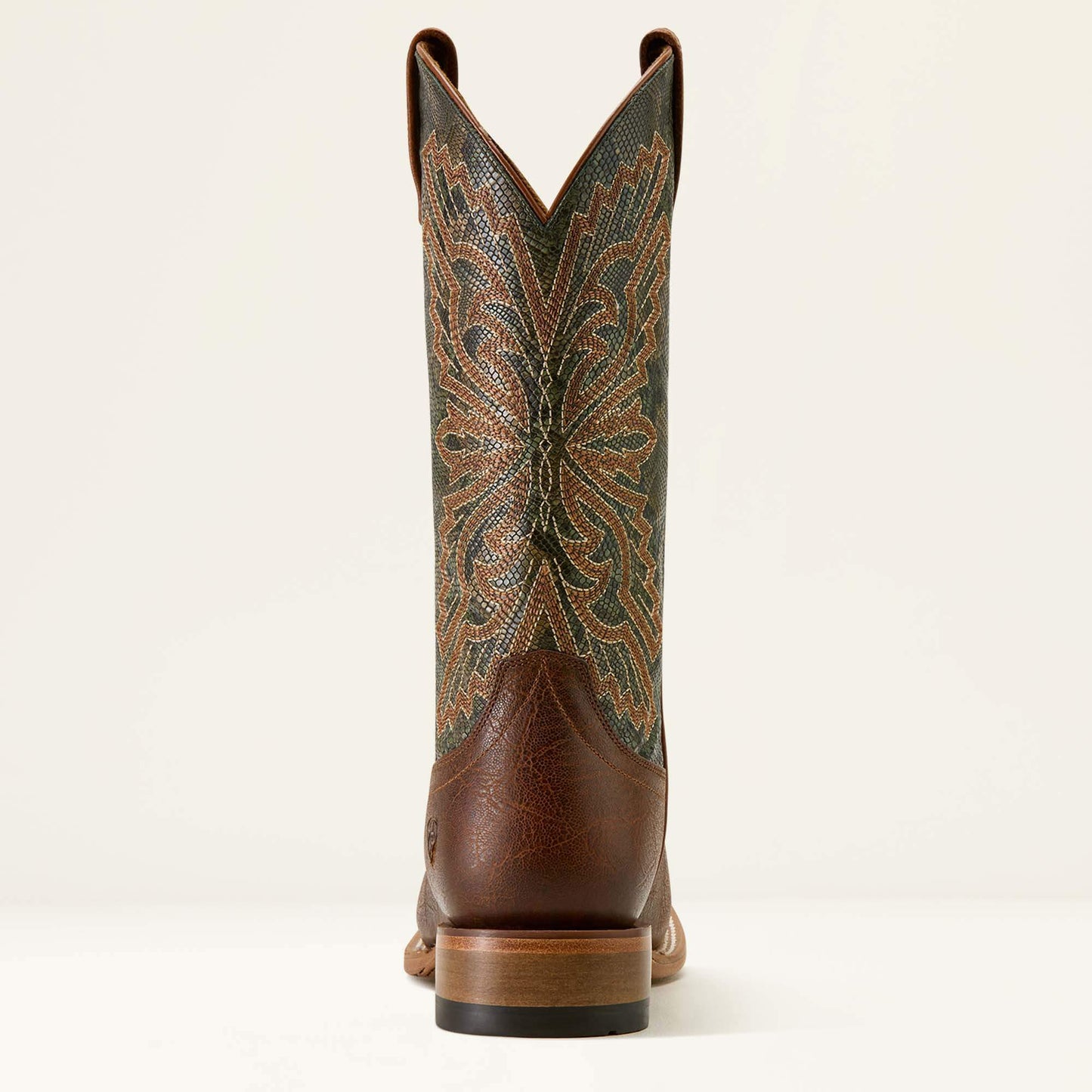 WARM COGNAC|VINTAGE SNAKE PRINT