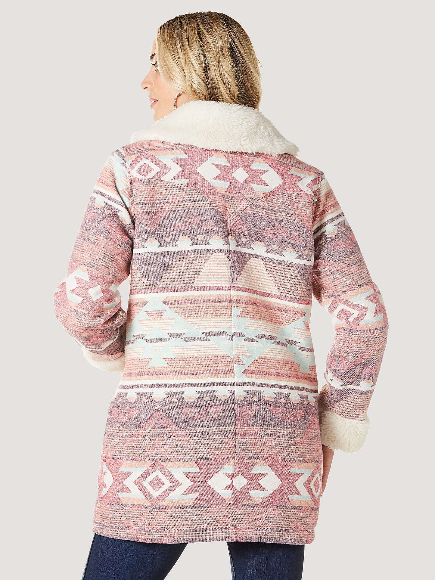 Women's Wrangler® Retro® Coat Jacket in Rosa Pink