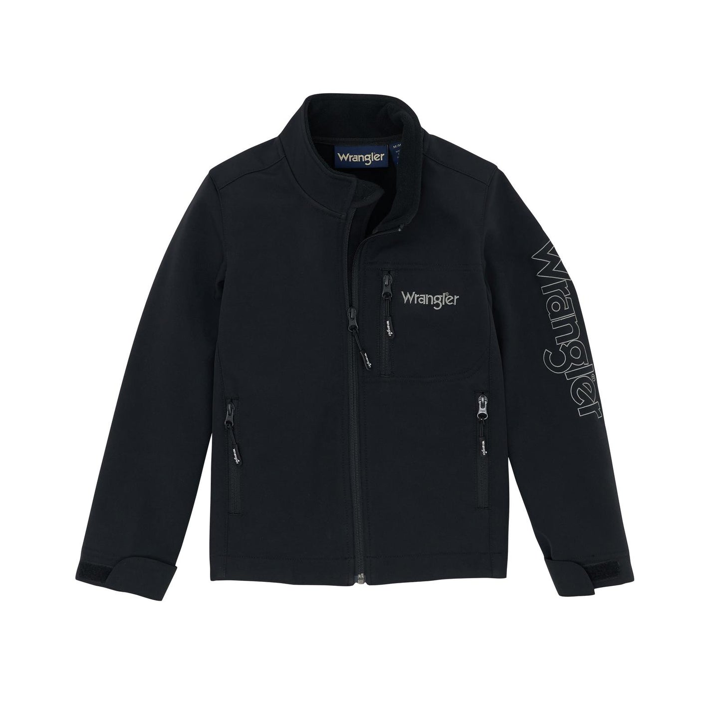 Boys Wrangler® Logo Trial Jacket Blackout