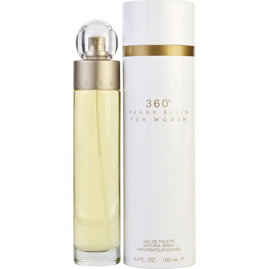 360 Perry Ellis For Women Eau de Toilette Natural Spray 3.4 OZ
