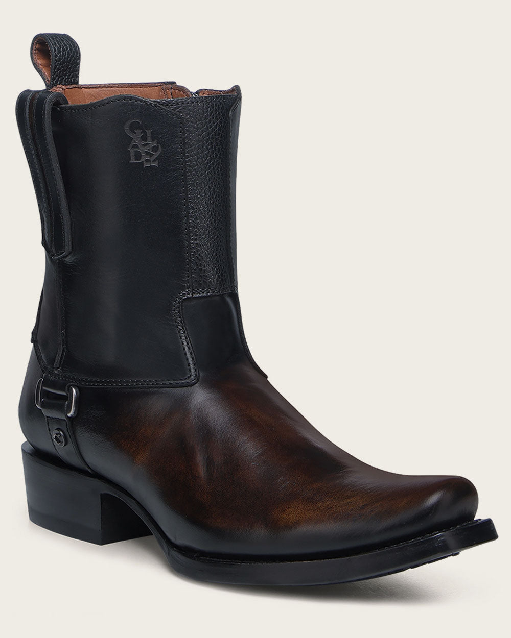 Cuadra Dress Engraved Black Leather Boot - Men Boots Dress Black 8.5 Cuadra Dress Engraved Black Leather Boot - Men Boots Dress Black 8.5