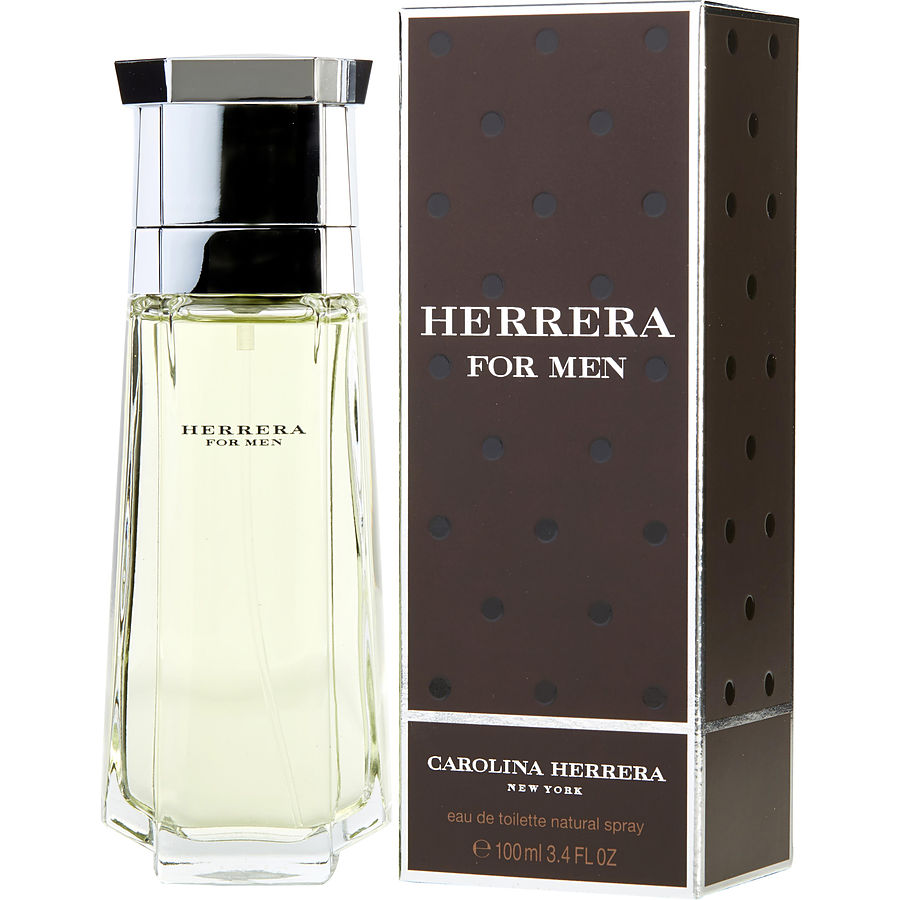 Herrera For Men by Carolina Herrera New York Man Eau de Toilette Spray 3.4 OZ