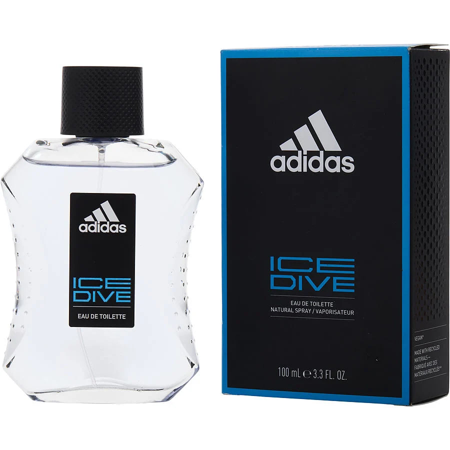 Adidas Ice Dive Man Eau de Toilette Natural Spray 3.4 OZ