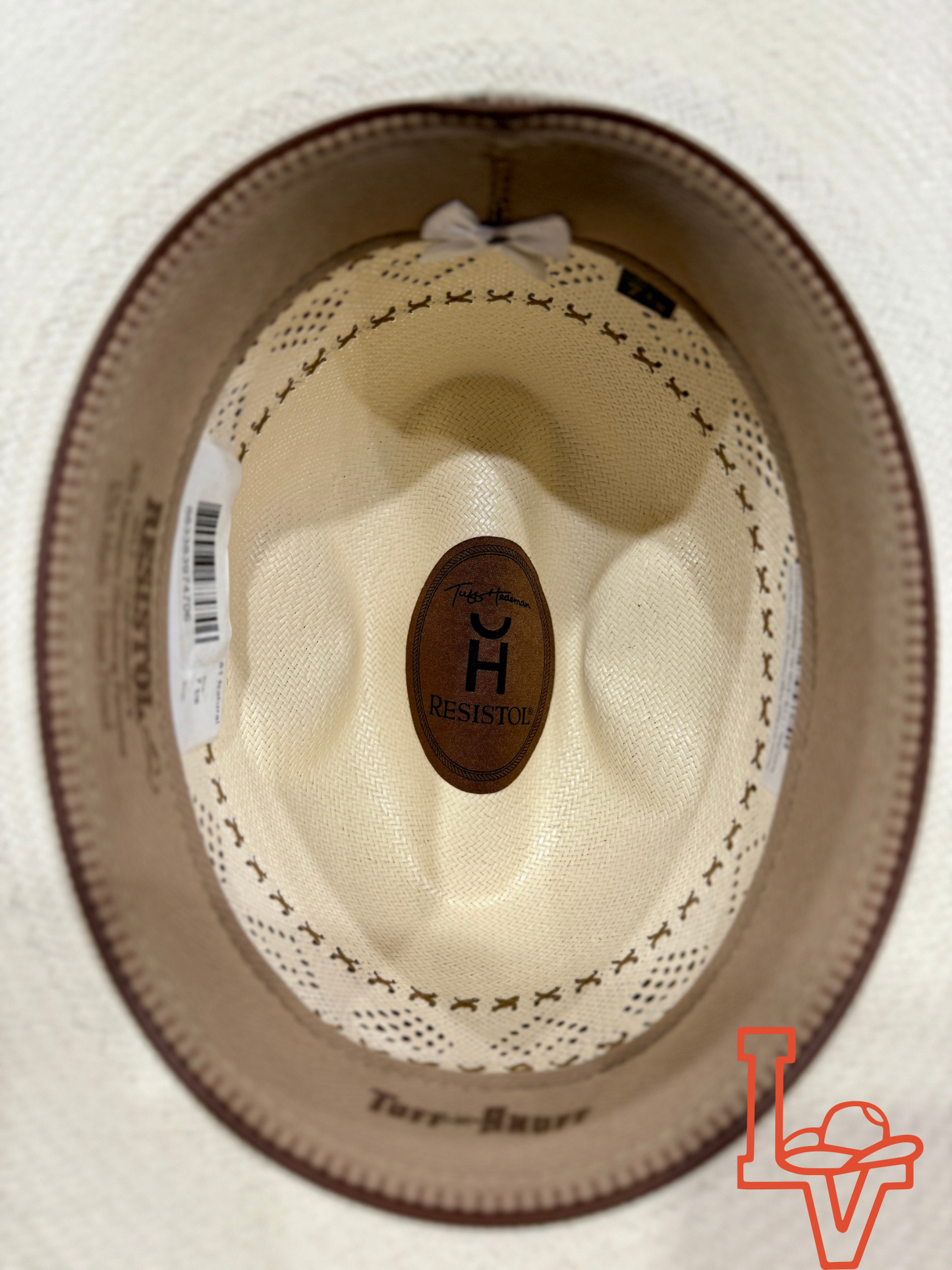 Resistol 20X Black Ridge Cowboy Hat Straw Hat Natural
