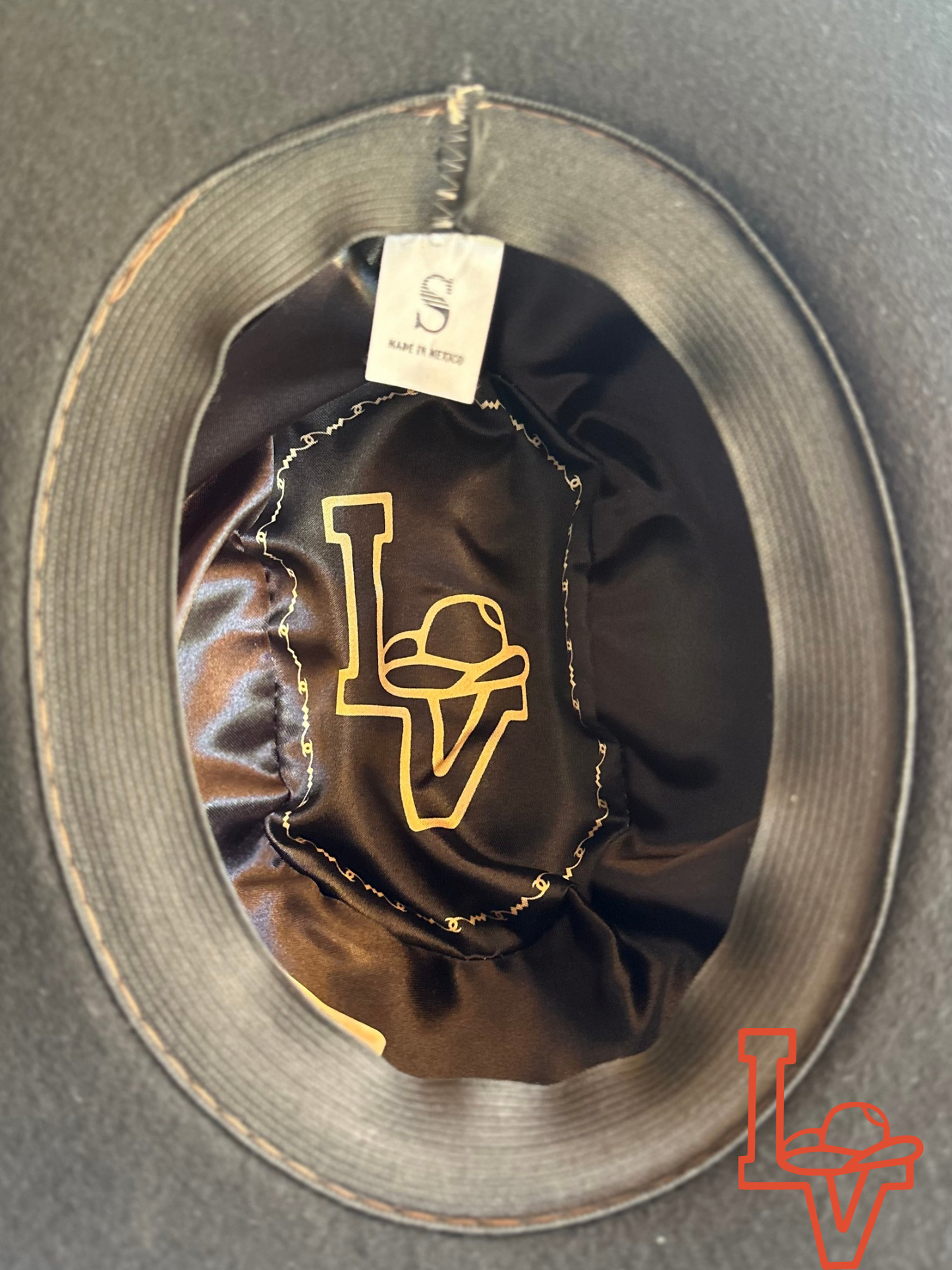 Los Vaqueros Kids Wool Felt Hat Open Regular Crown Black