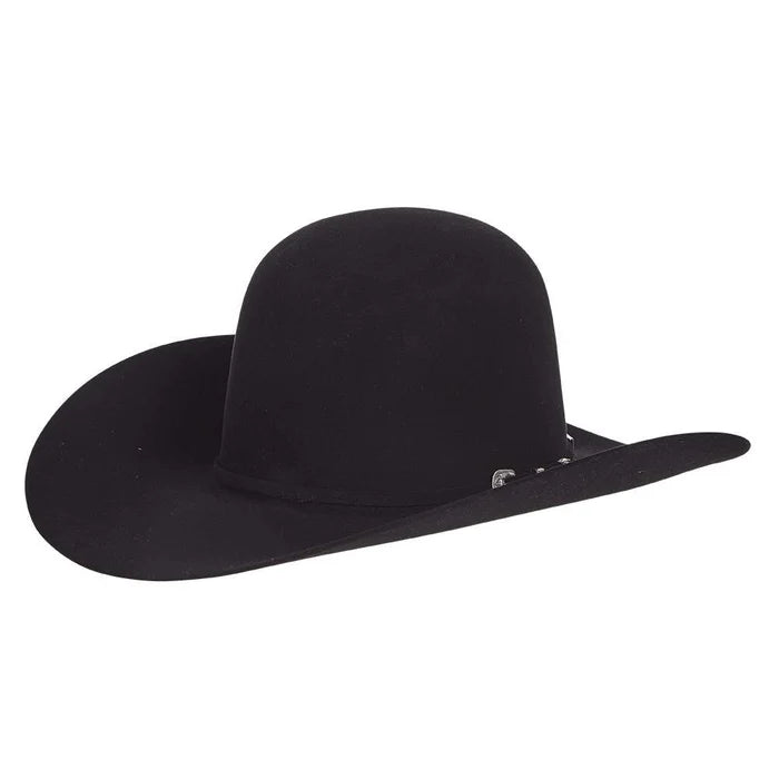 American Hat Company 200X Felt Hat Regular Crown Black
