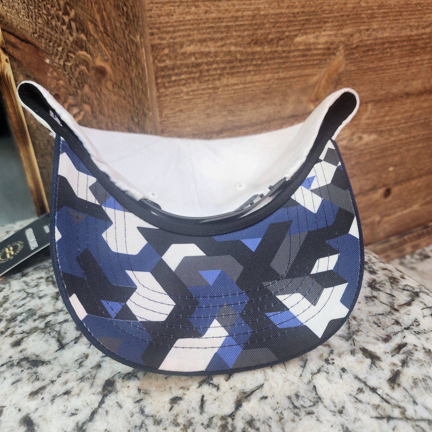 JC Hats Cohete Curved Snapback White/Blue