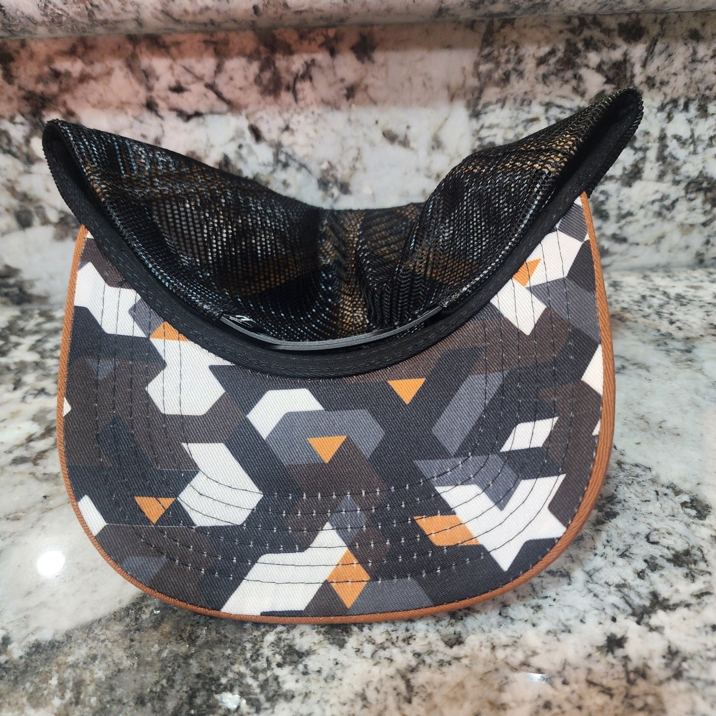 JC Hats Cohete Curved Mesh Snapback Copper/Black