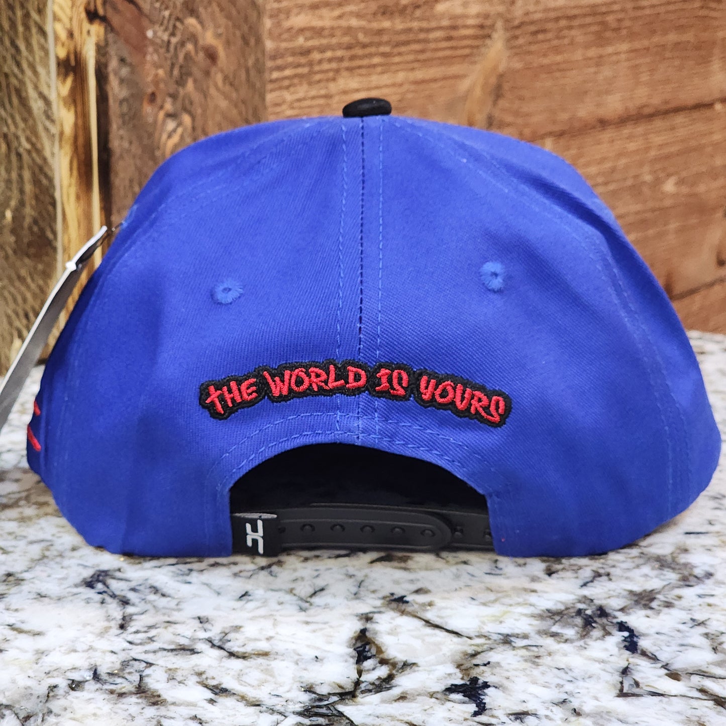 JC Hats Tony Face Snapback Blue/Black