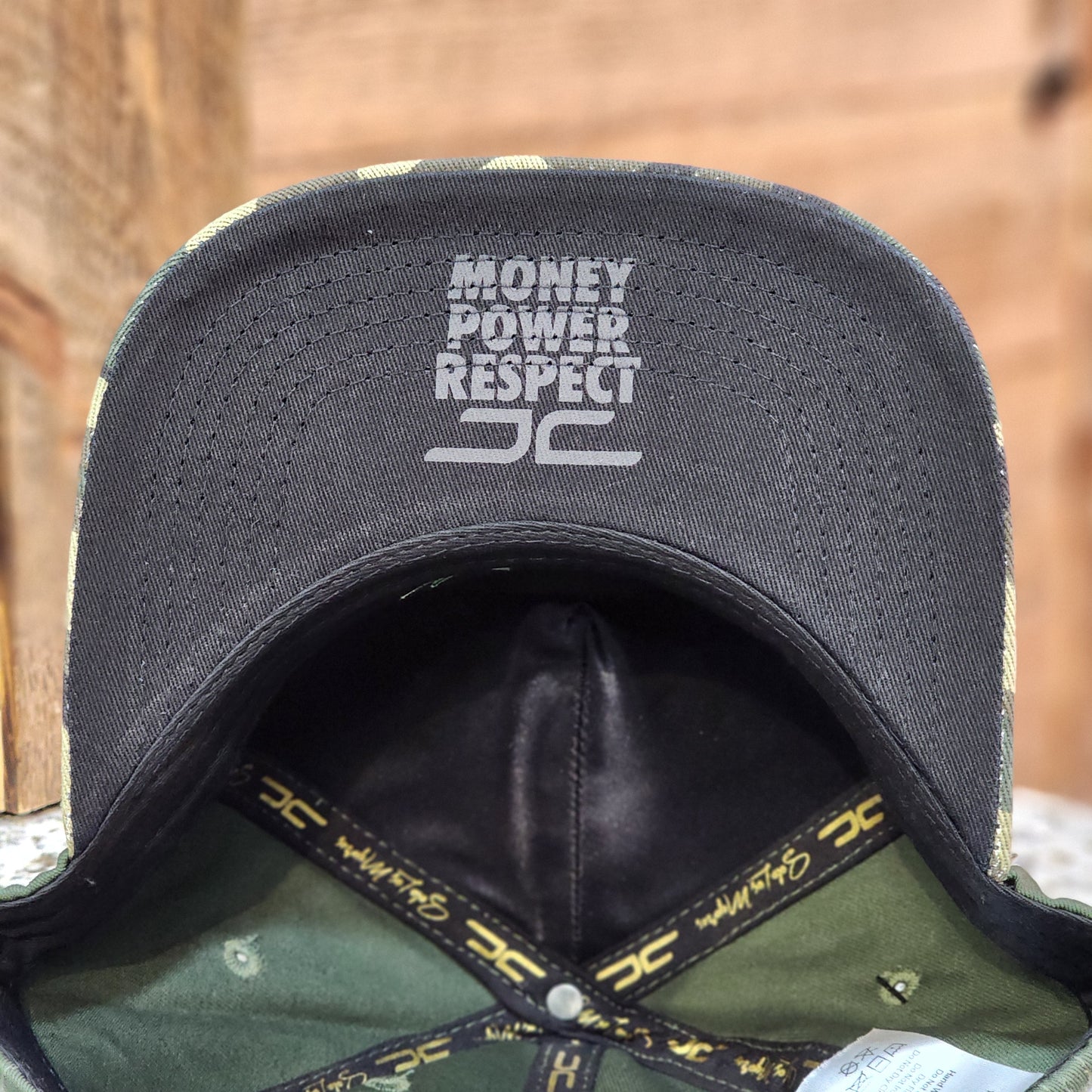 JC Hats Tony Face Snapback Army Green