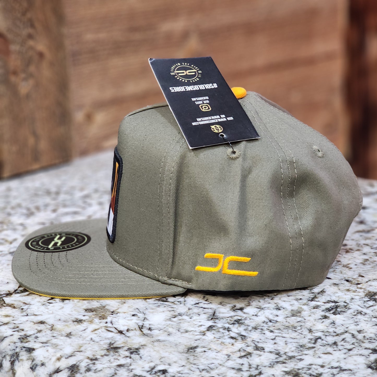 JC Hats Trust Snapback Green Olive