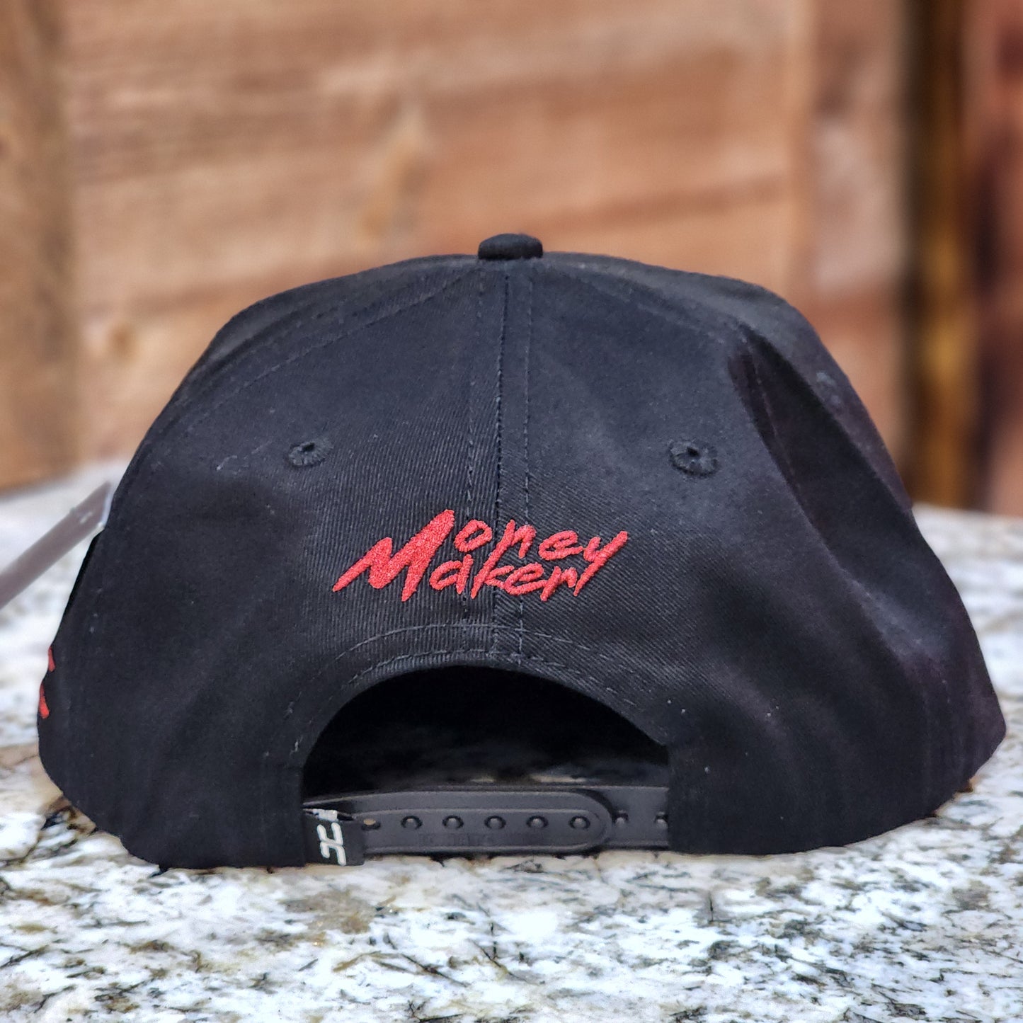 JC Hats Easy Snapback Black