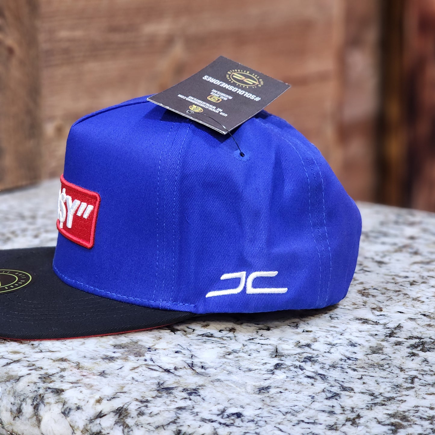 JC Hats Easy Snapback Blue