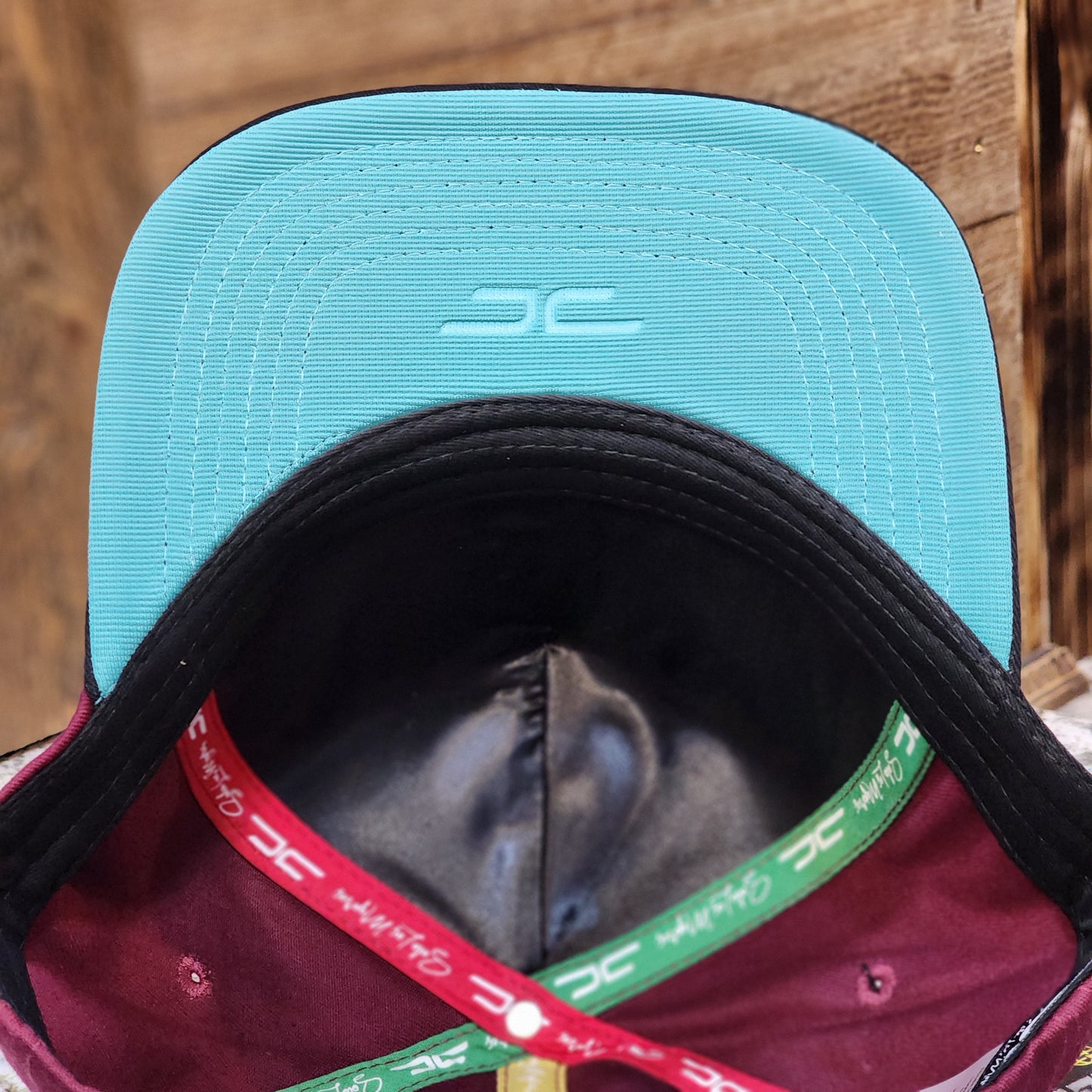 JC Hats Money Maker Snapback Burgundy