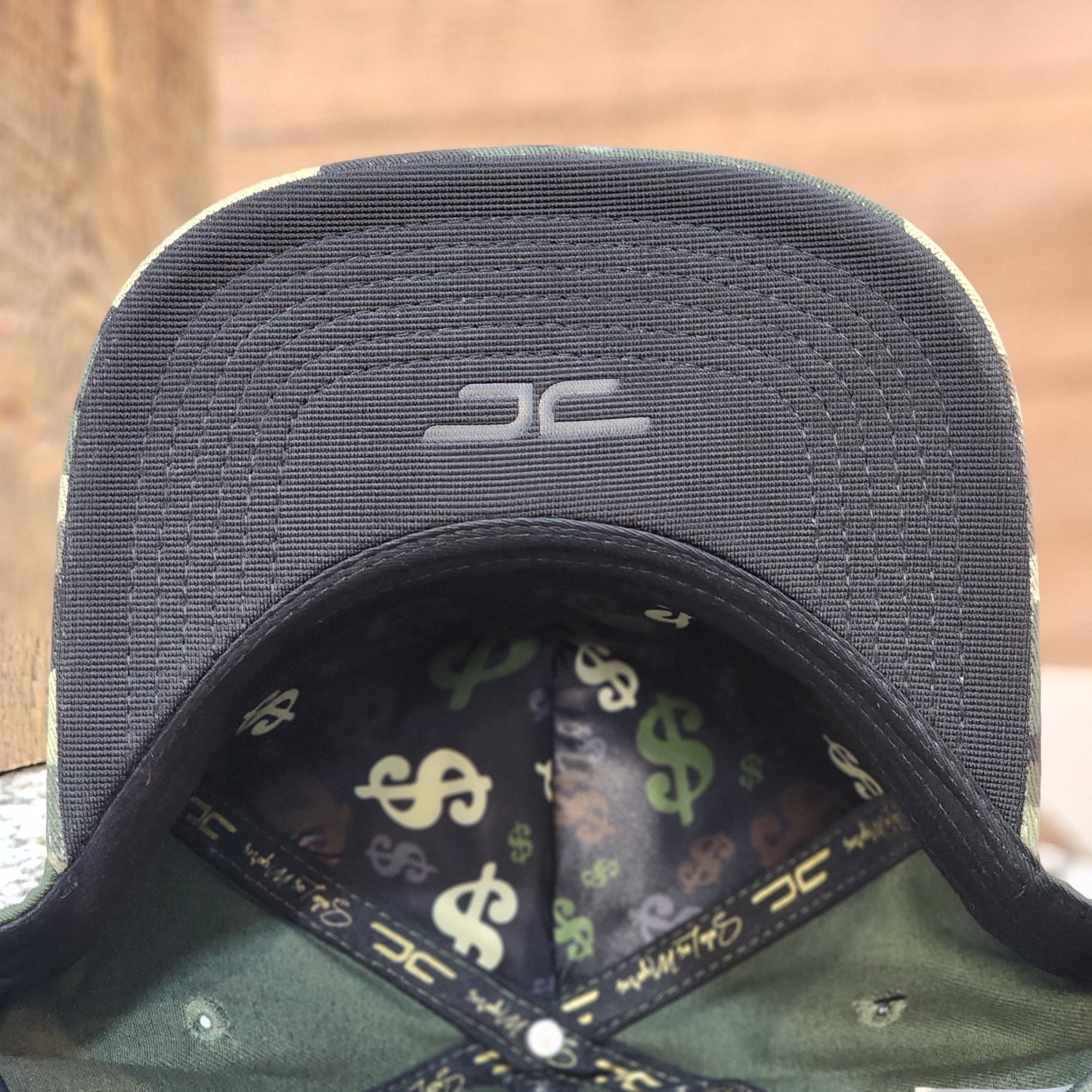 JC Hats Hi Money Snapback Green Army