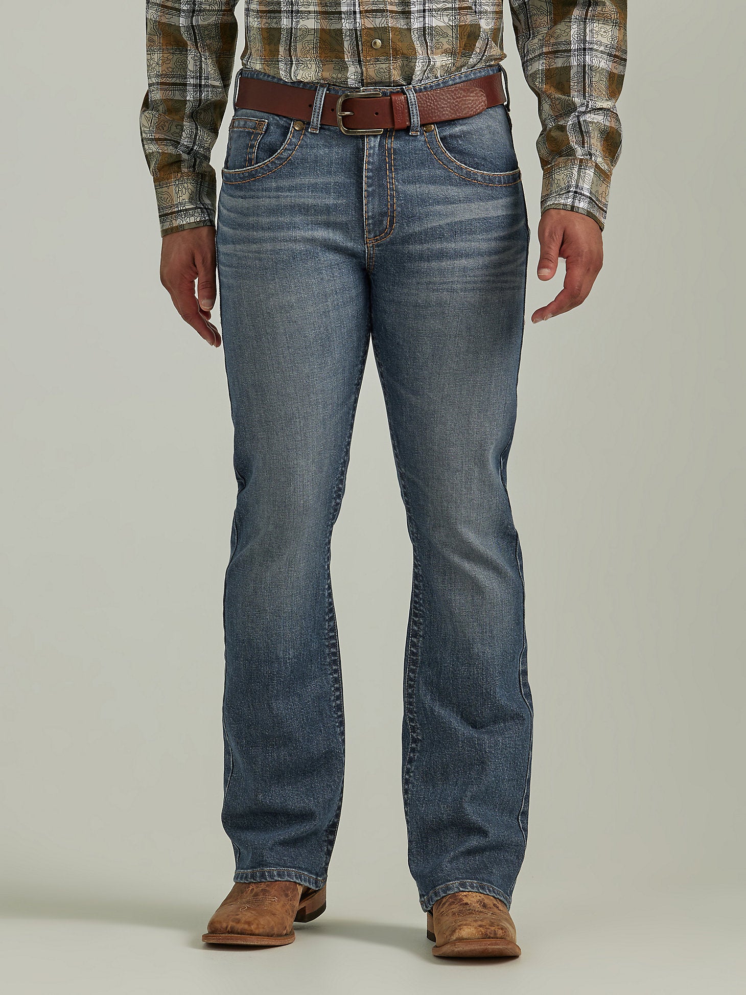 Men's Rock 47® By Wrangler® Slim Fit Bootcut Jean In Abbey Way