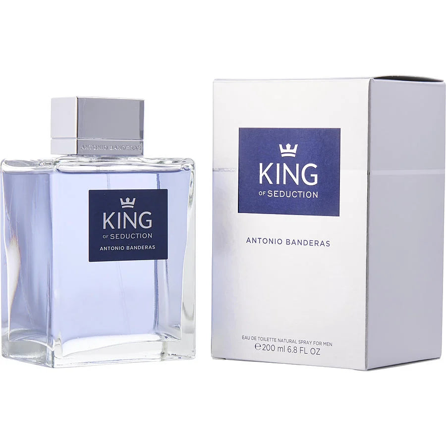 Antonio Banderas King Of Seduction Man Eau de Toilette Natural Spray 6.8 OZ