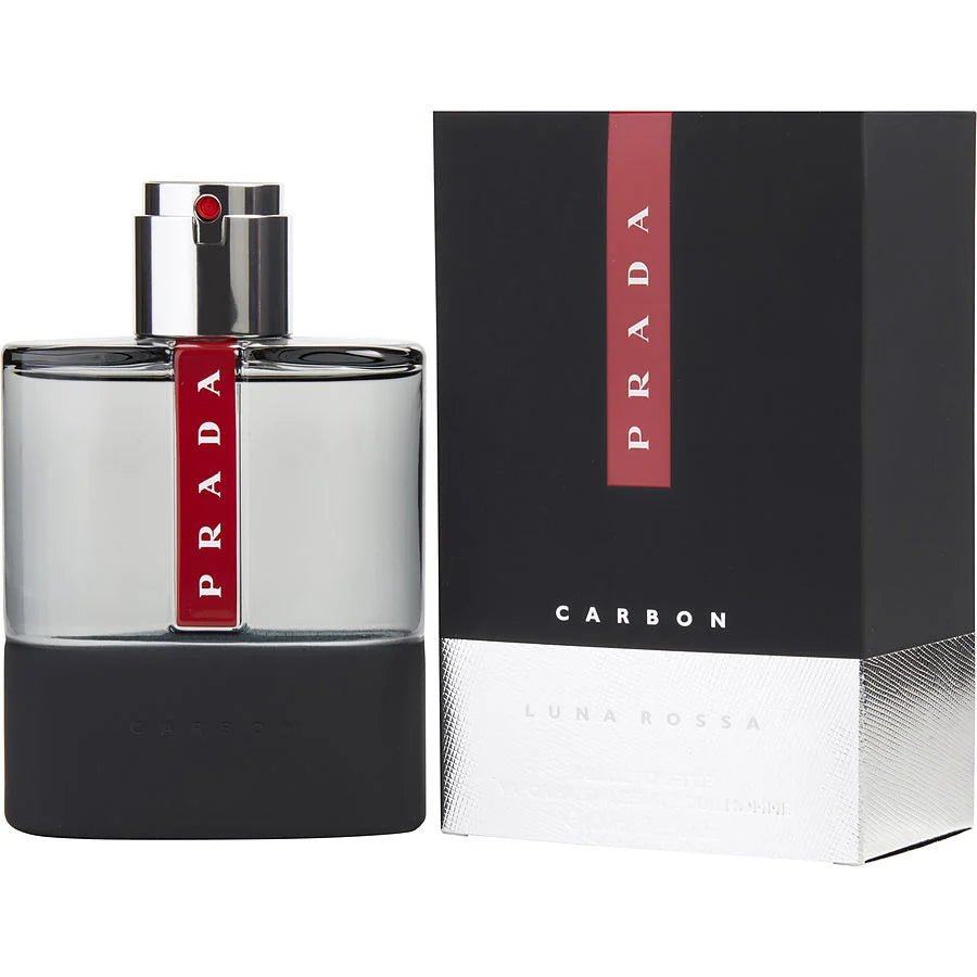 Prada Luna Rossa Carbon Man Eau de Toilette Spray Pour Homme 3.4 OZ