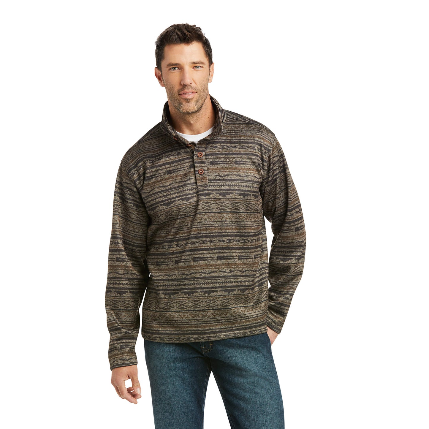 JETTY GRAY SERAPE PRINT