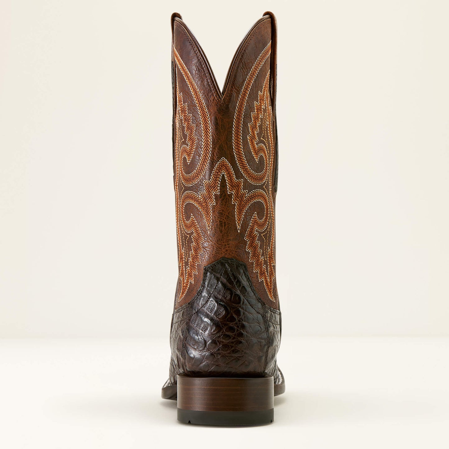CHOCOLATE CAIMAN BELLY|CHESTNUT BROWN