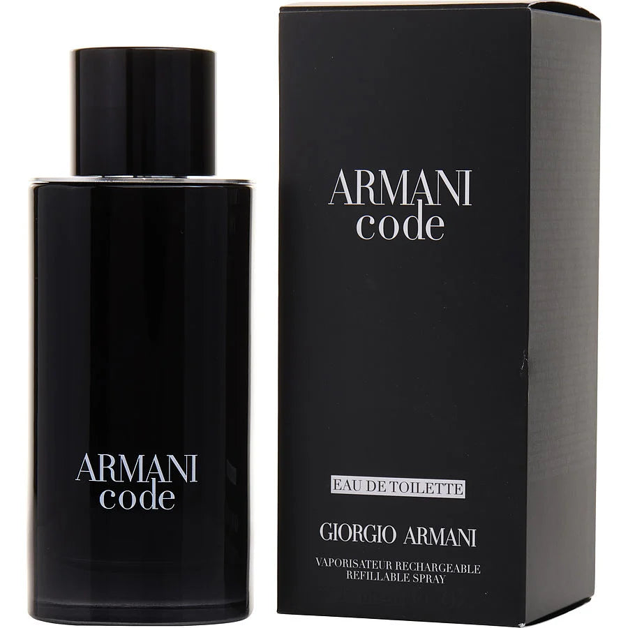 Armani Code by Giorgio Armani For Men Eau de Toilette Refillable Spray 4.2 OZ