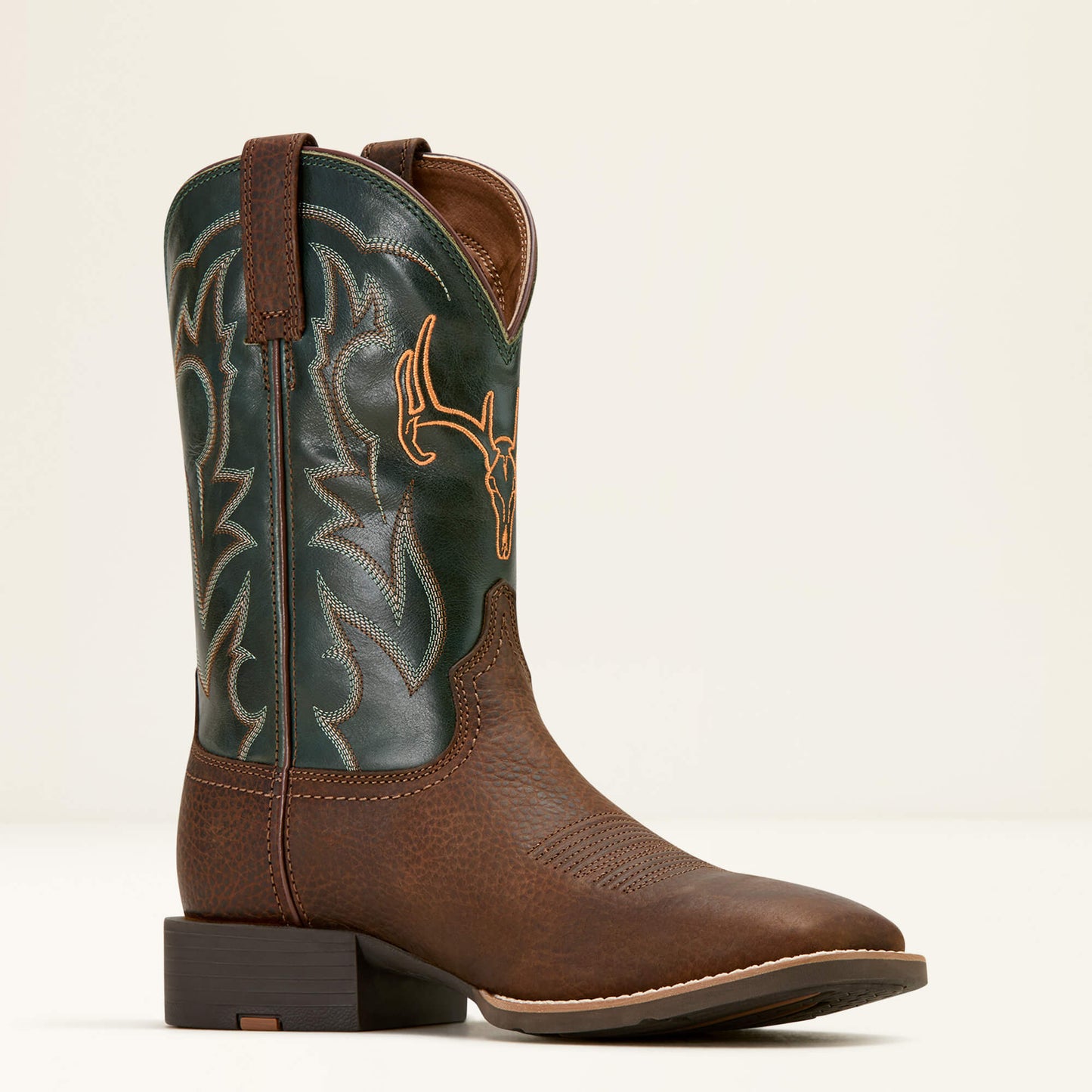 BROWN OILED ROWDY|TACK GREEN