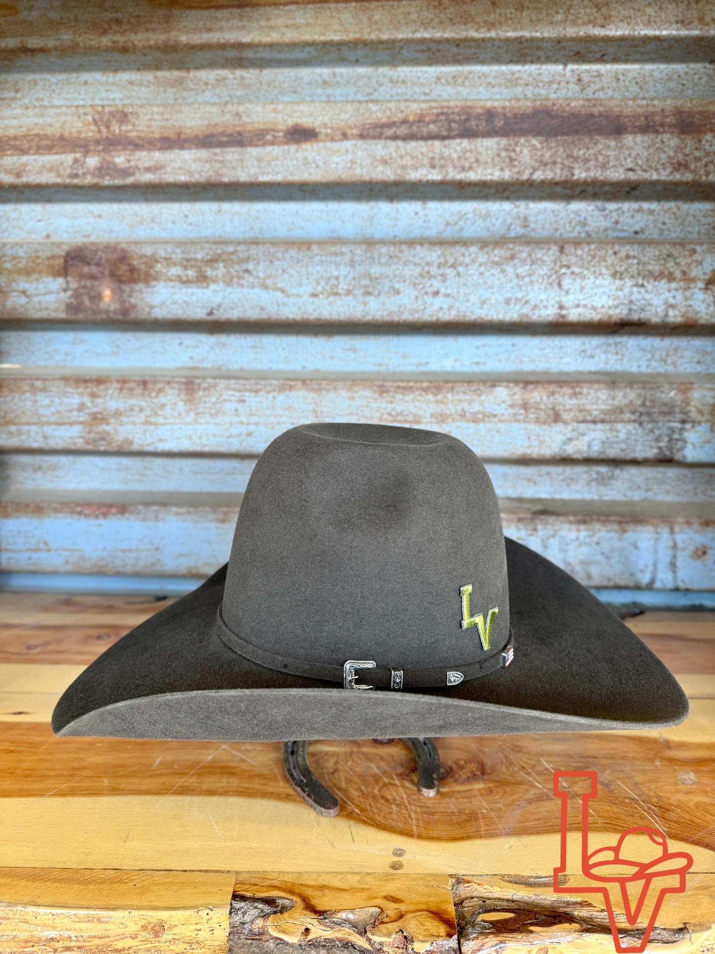 American Hat Company 10X Felt Hat Regular Crown Evergreen