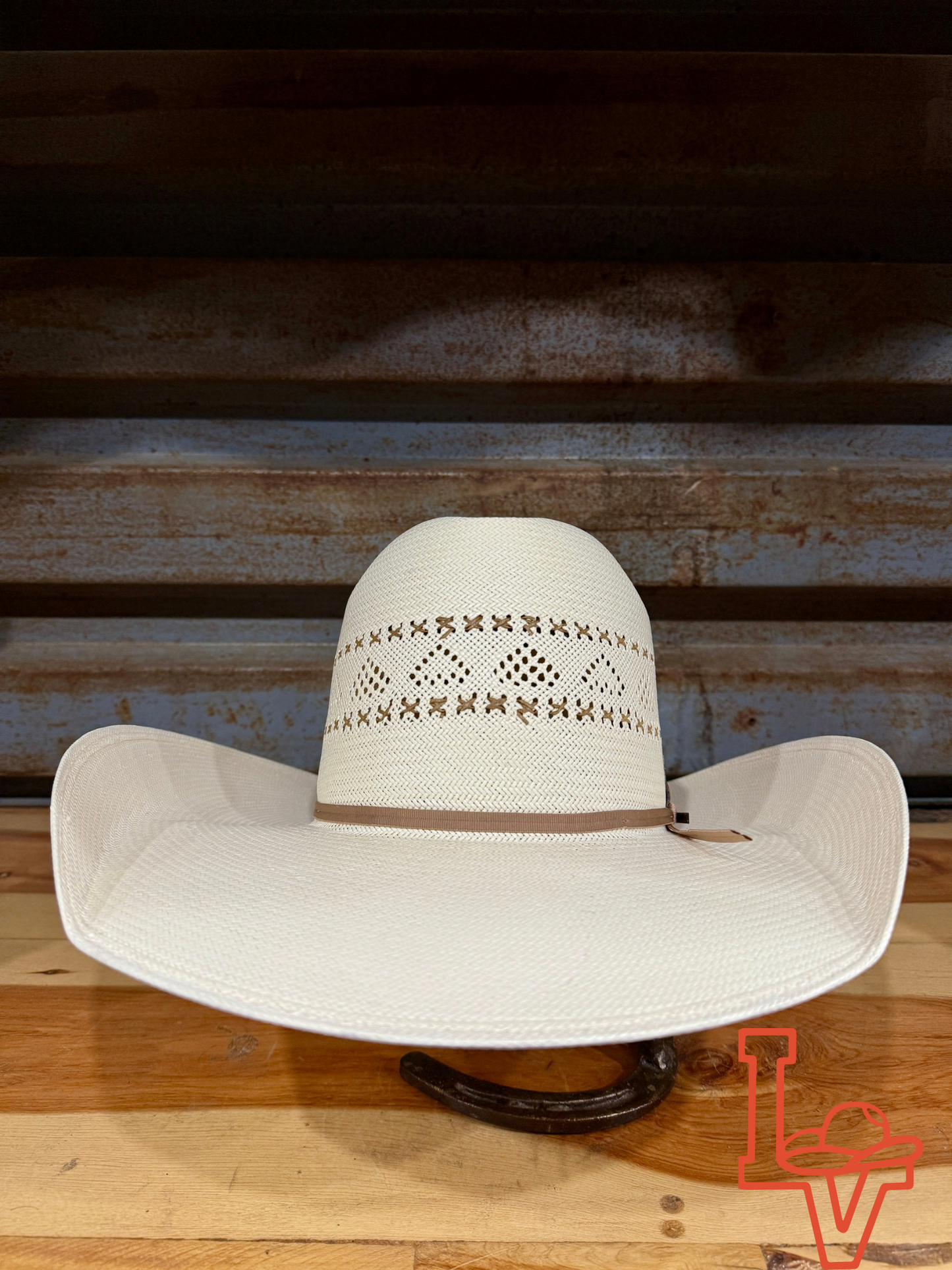 Resistol 20X Black Ridge Cowboy Hat Straw Hat Natural
