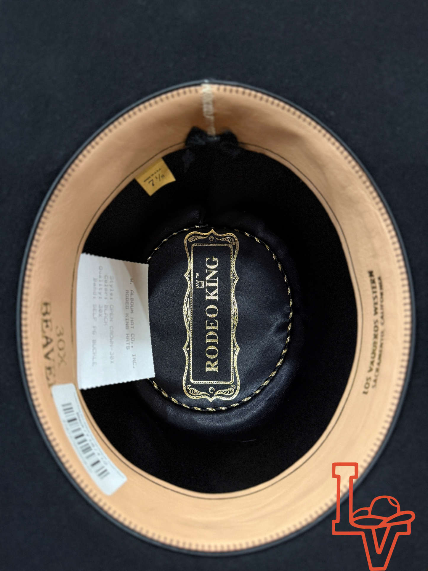 Rodeo King 30X Beaver Felt Hat Regular Crown Black