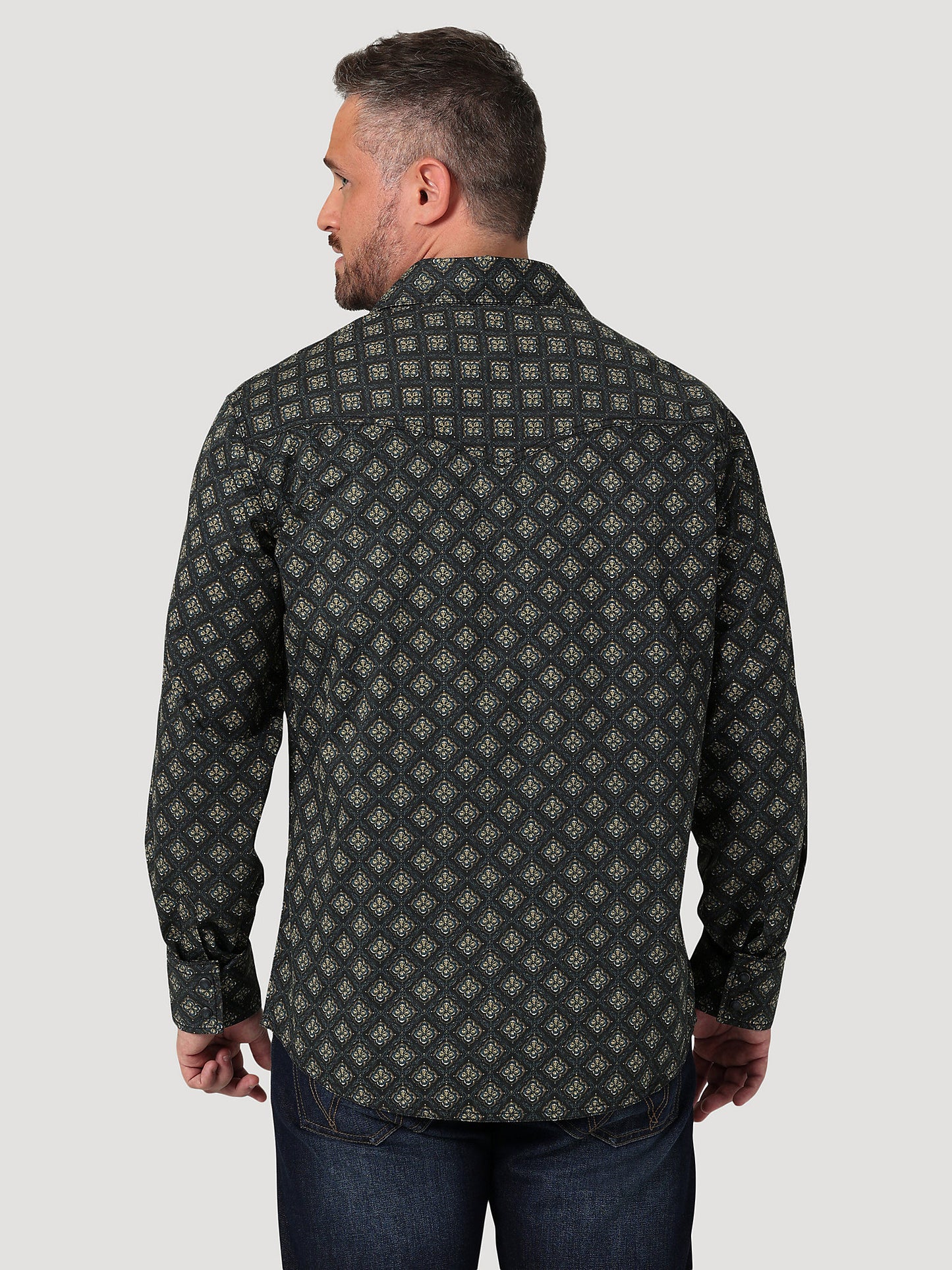 Navy Filigree