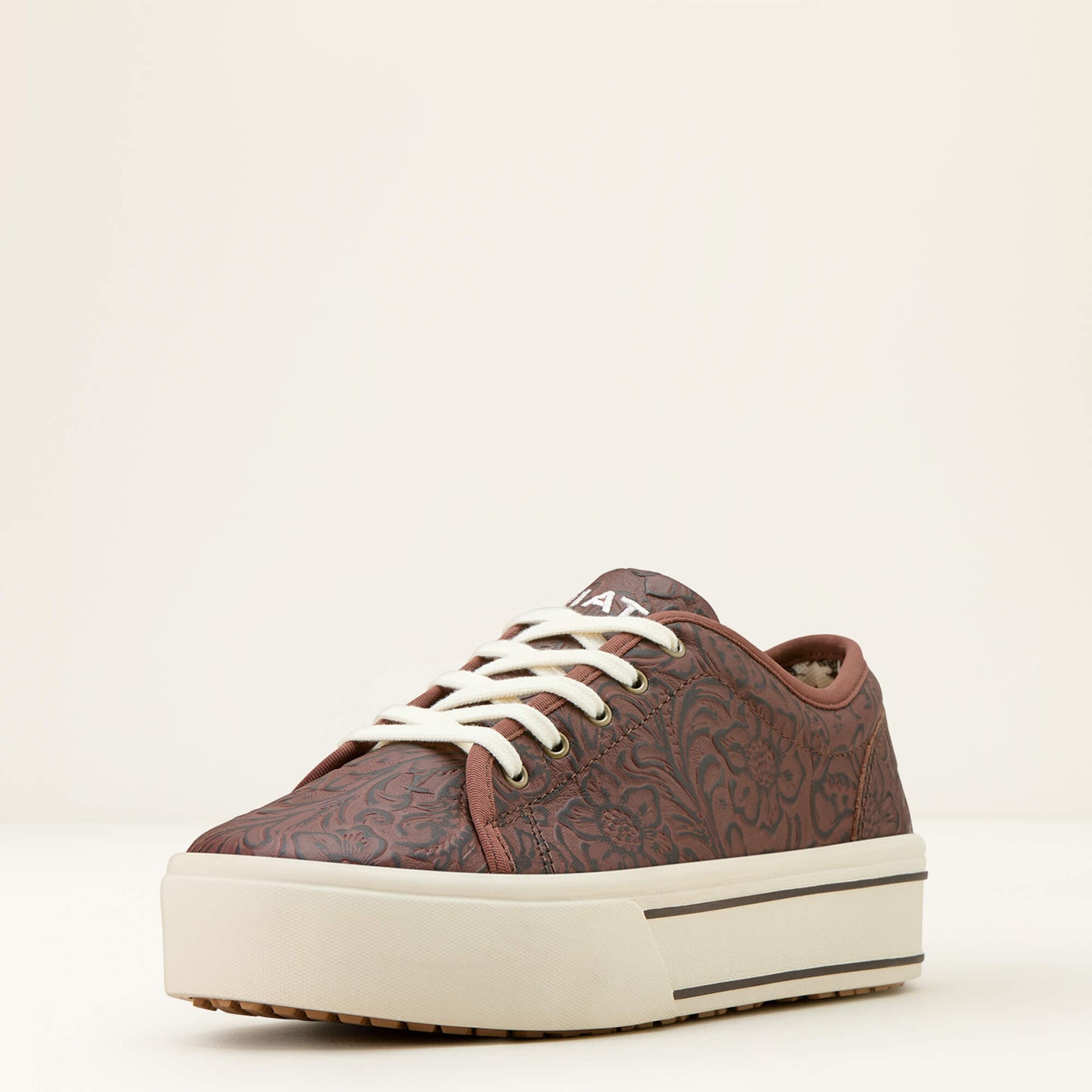 BROWN FLORAL EMBOSS