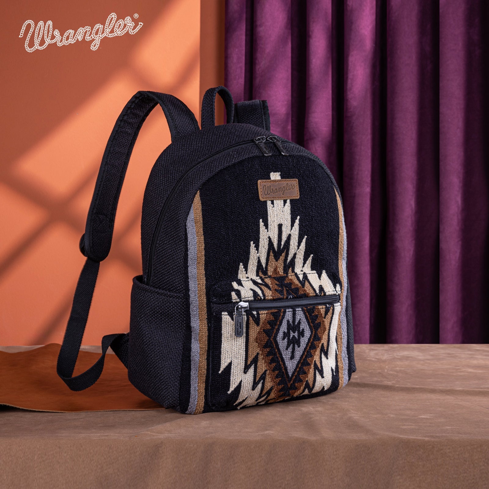 Wrangler Southwestern Knitted Backpack Black – Los Vaqueros
