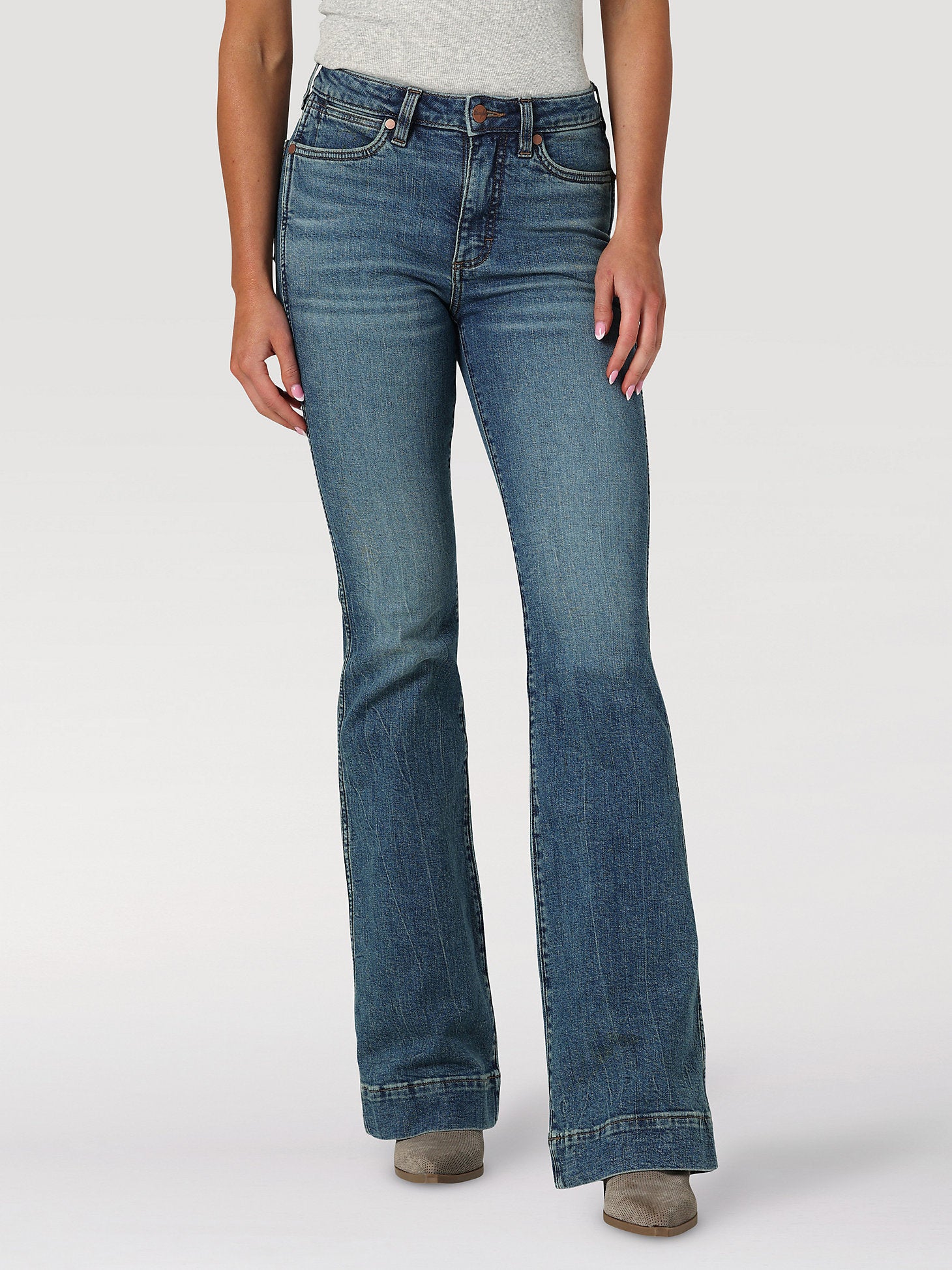 Women\'s Wrangler Retro® Vaqueros – Rise Briley Trouser In High Western Premium Jean Los Wear