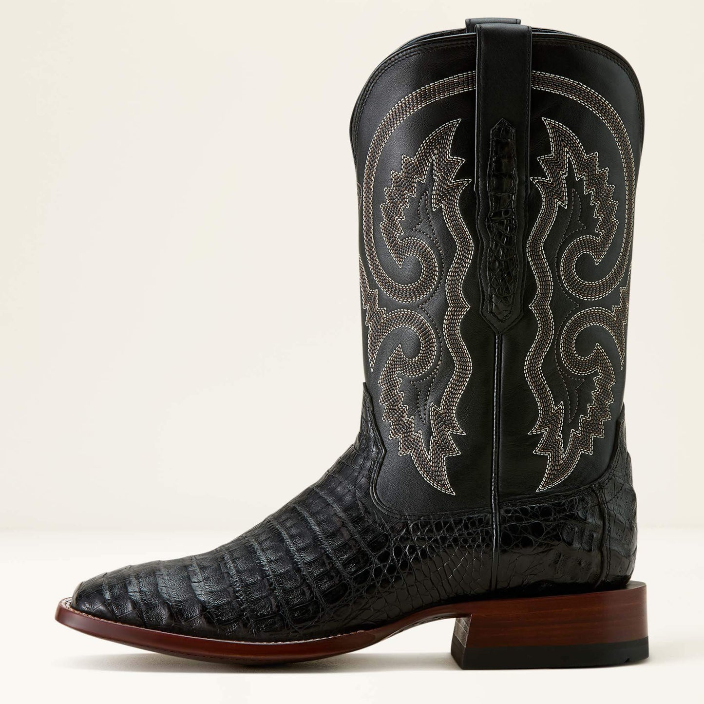 MATTE BLACK CAIMAN BELLY|MIDNIGHT BLACK
