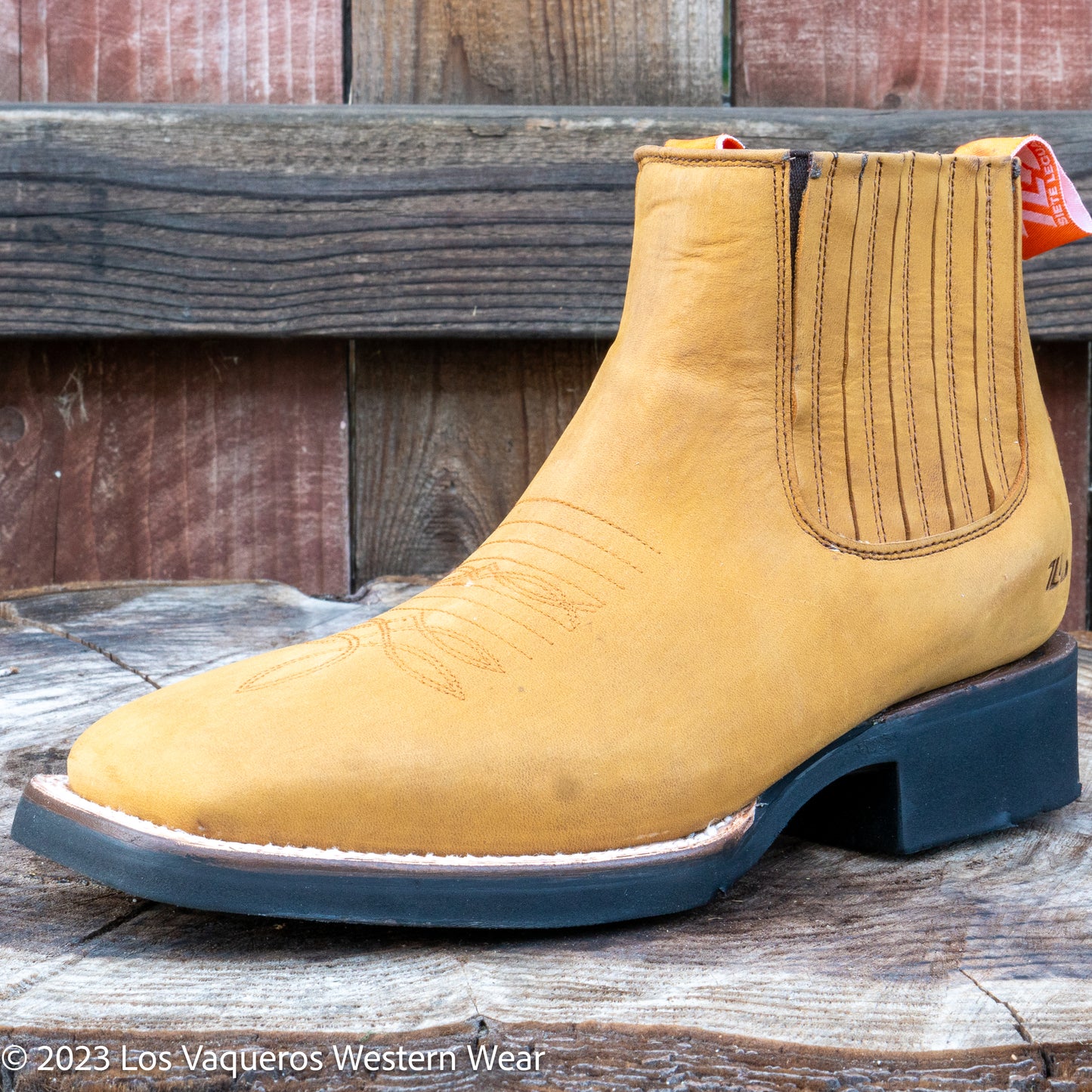 Siete Leguas Men's Nobuck Rodeo Boot Crazy Honey