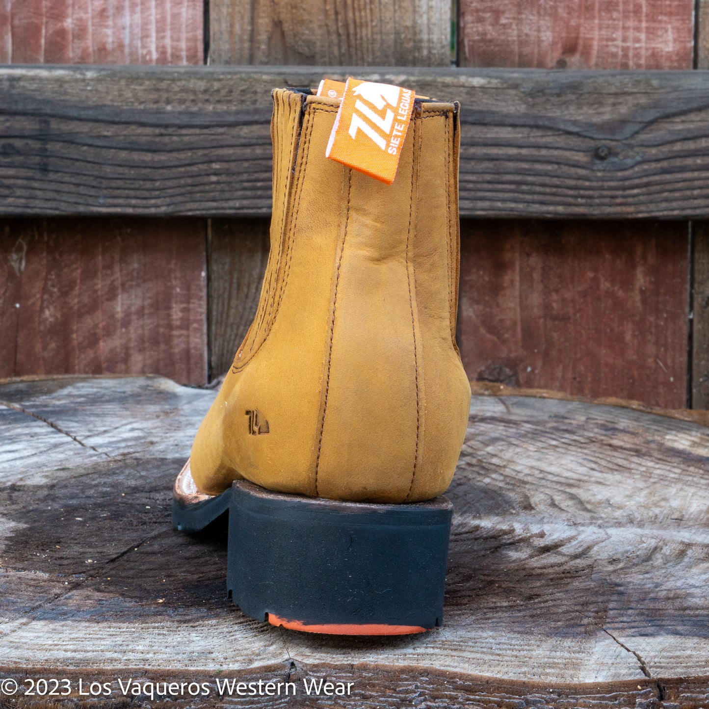 Siete Leguas Men's Nobuck Rodeo Boot Crazy Honey