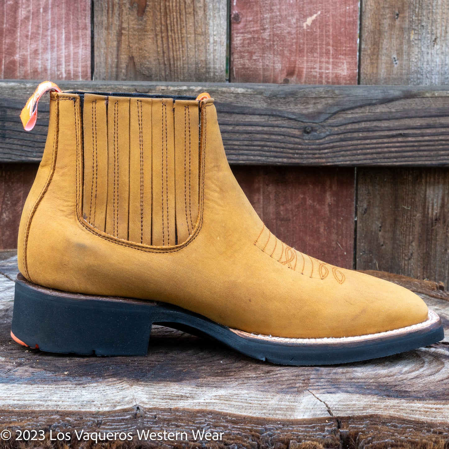 Siete Leguas Men's Nobuck Rodeo Boot Crazy Honey