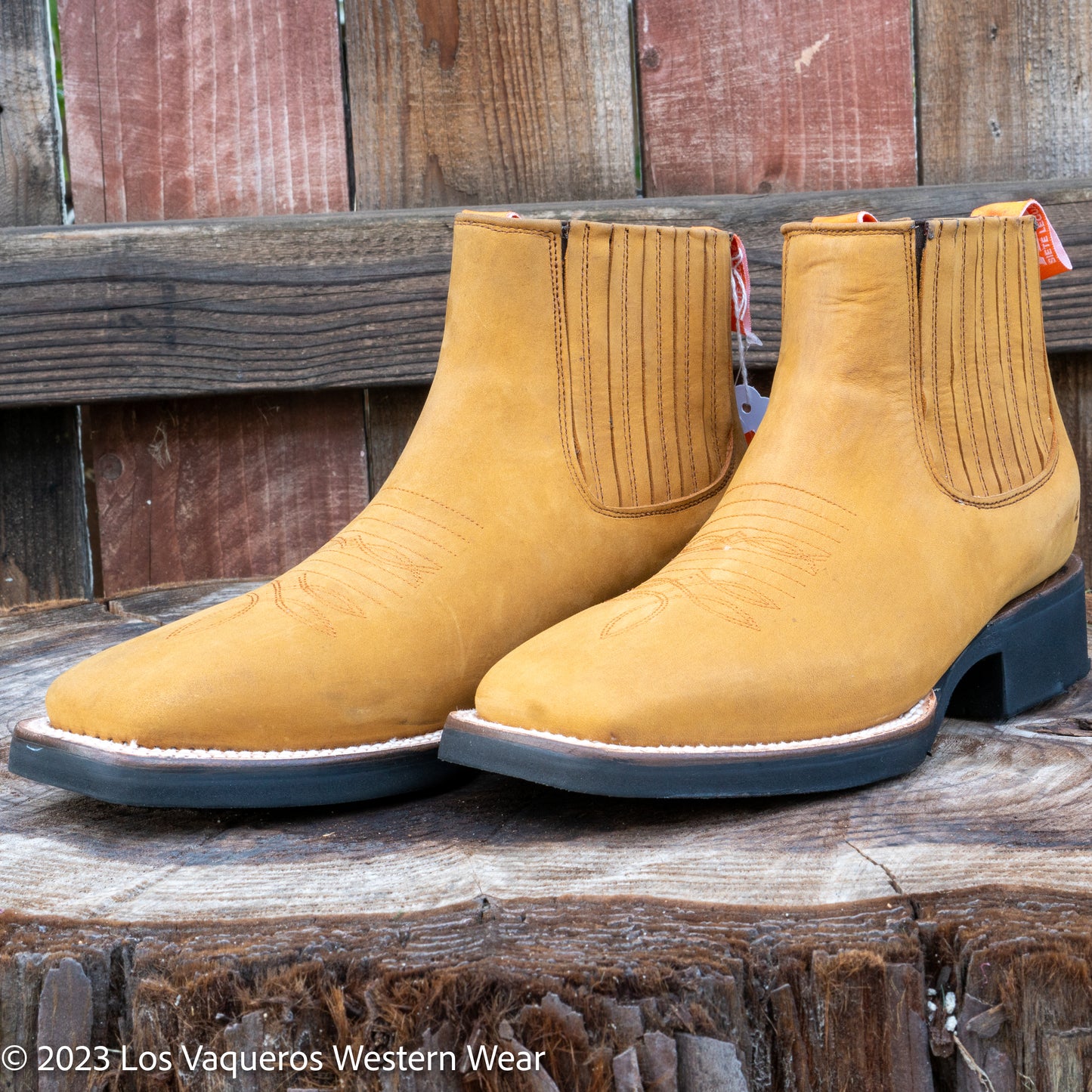 Siete Leguas Men's Nobuck Rodeo Boot Crazy Honey