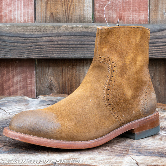 Siete Leguas Men's Nobuck Rodeo Boot Ginger