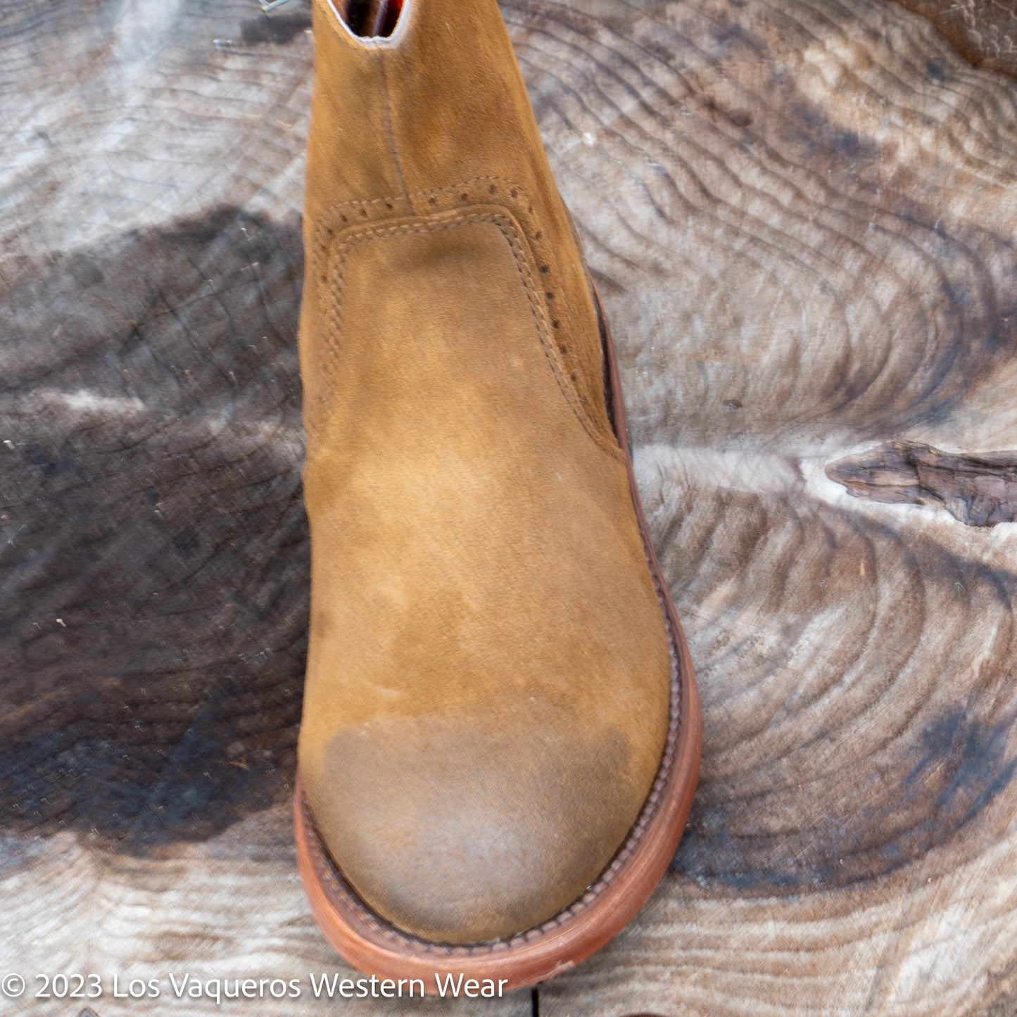 Siete Leguas Men's Nobuck Rodeo Boot Ginger