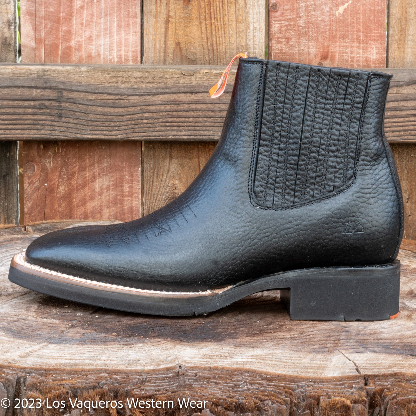 Siete Leguas Men's Bull Fight Rodeo Boot Black
