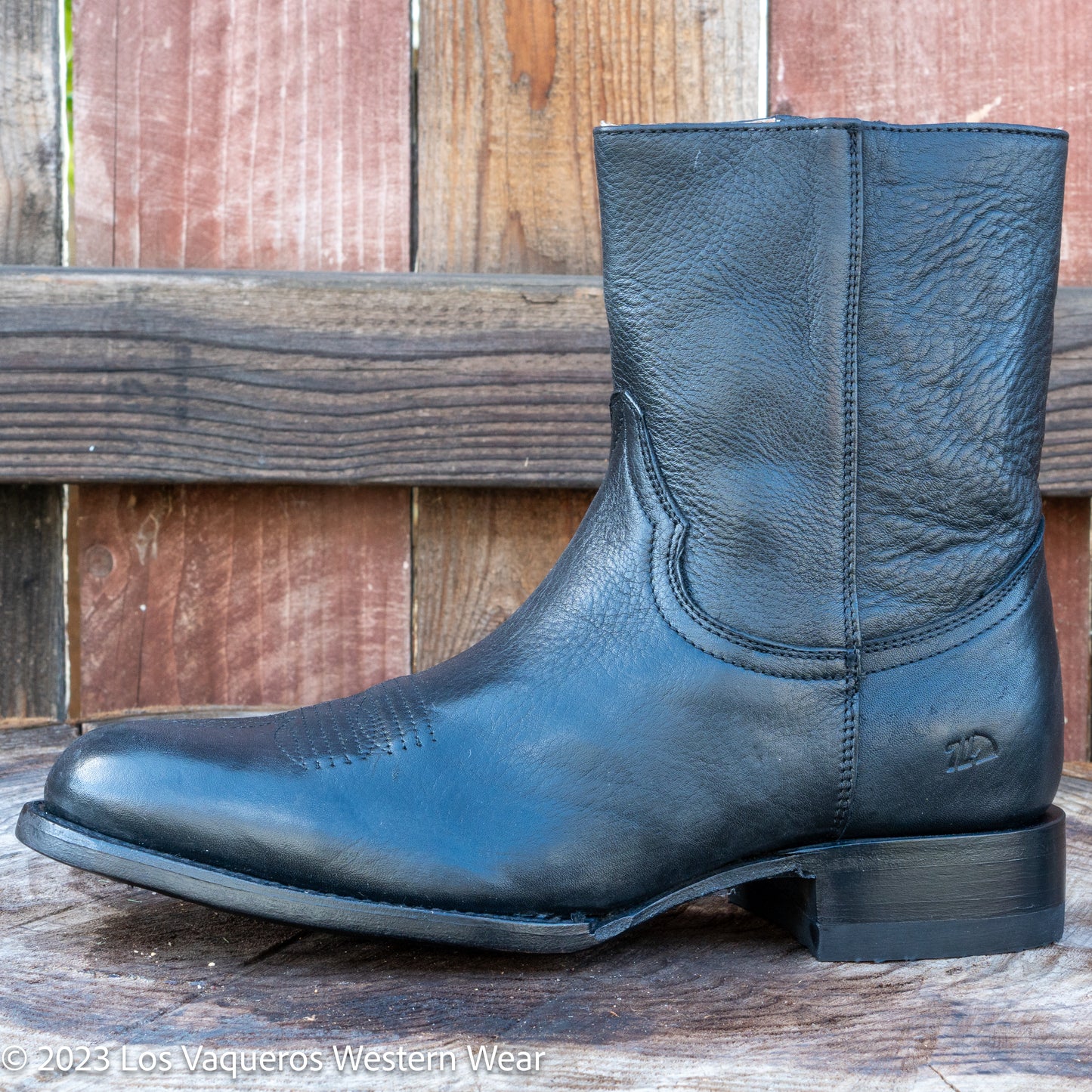 Siete Leguas Bota Montana Con Cierre Para Hombre, Color Negro