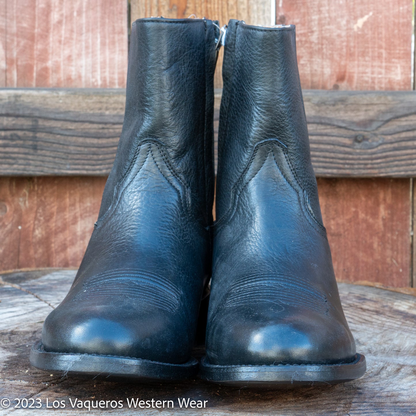 Siete Leguas Bota Montana Con Cierre Para Hombre, Color Negro