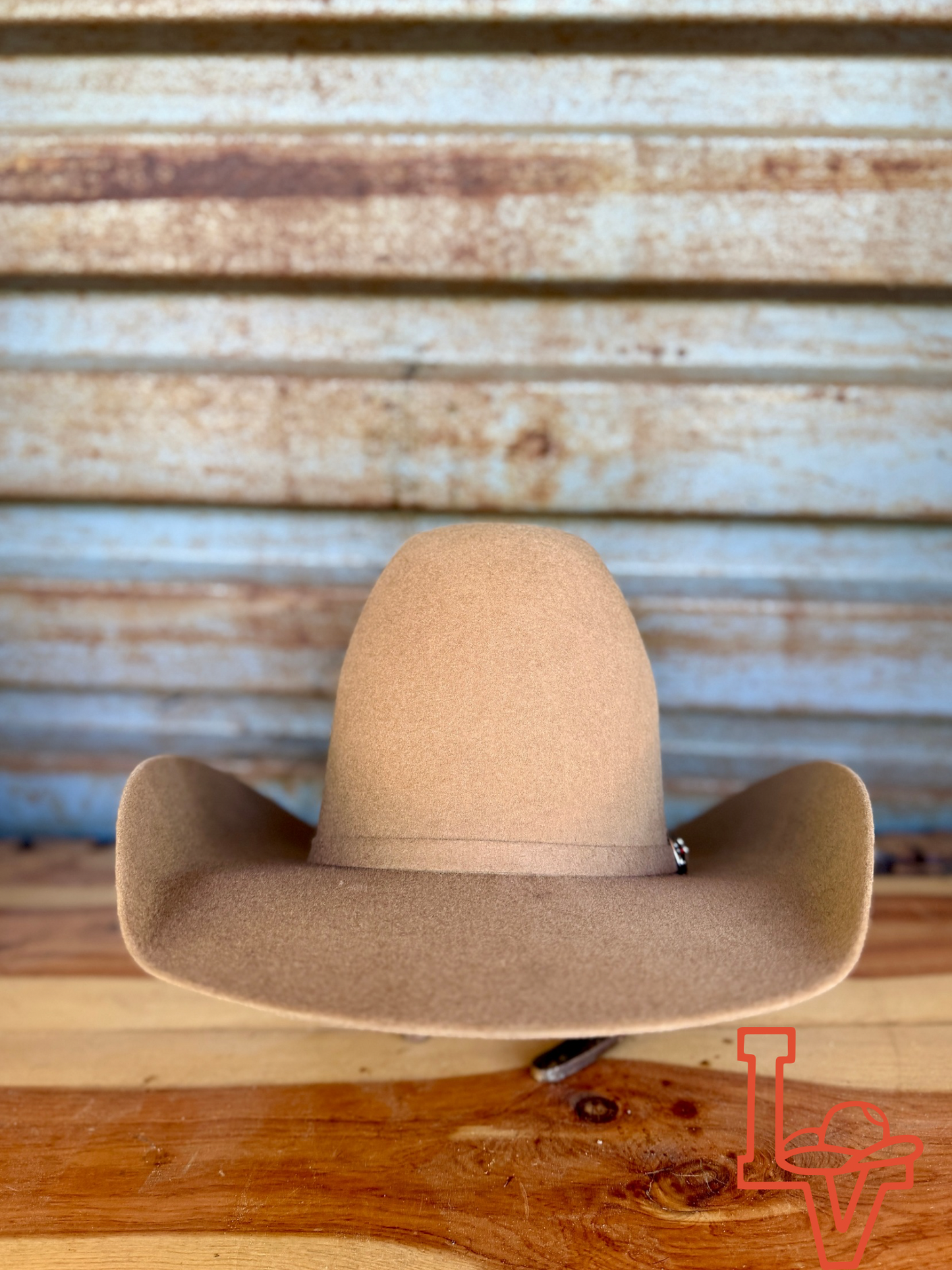 Laredo Wool Felt Hat Open Tall Crown Peacan
