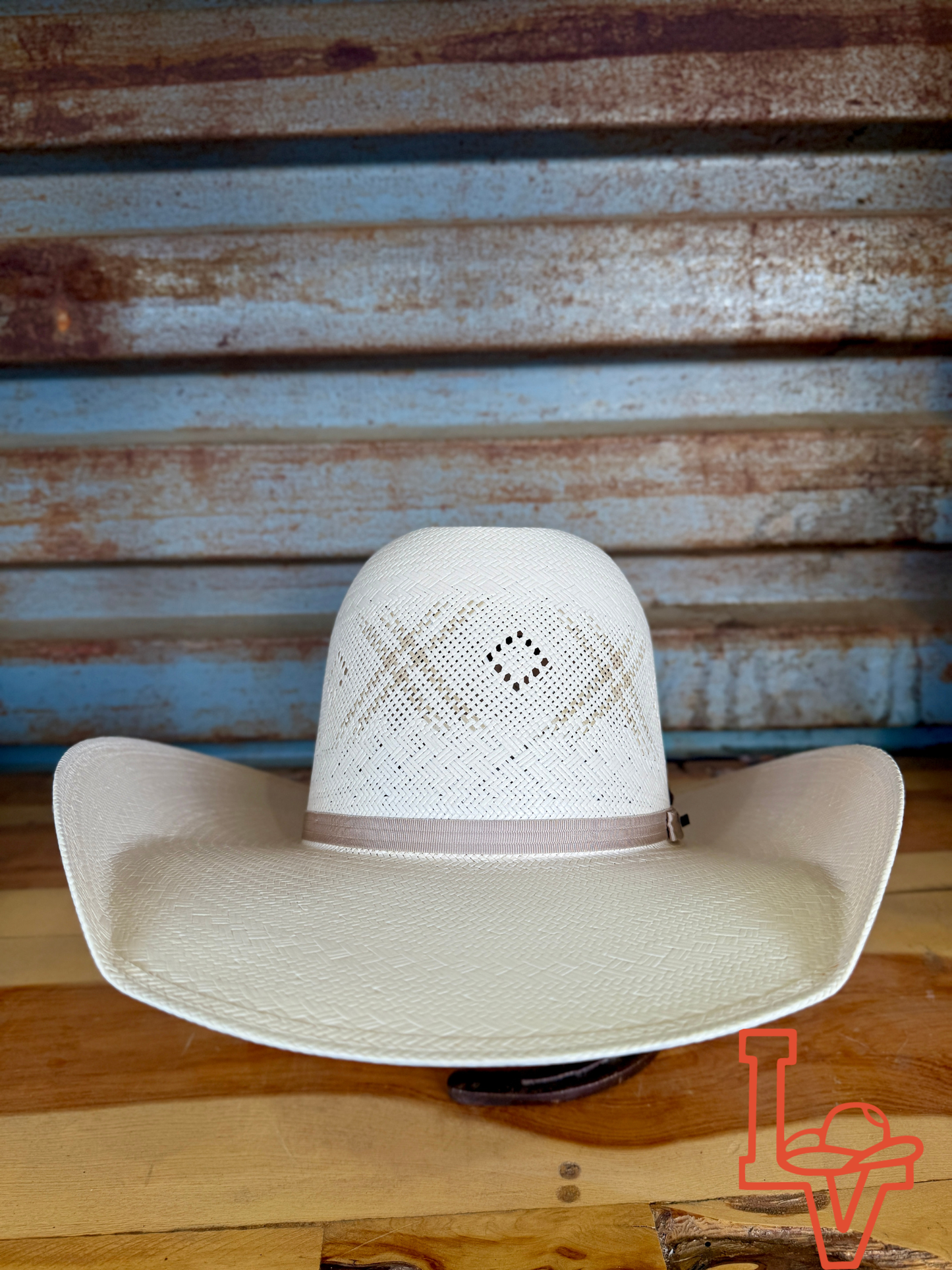 Resistol 20x Martel Cowboy Hat Straw Hat Regular Crown Natural/Tan