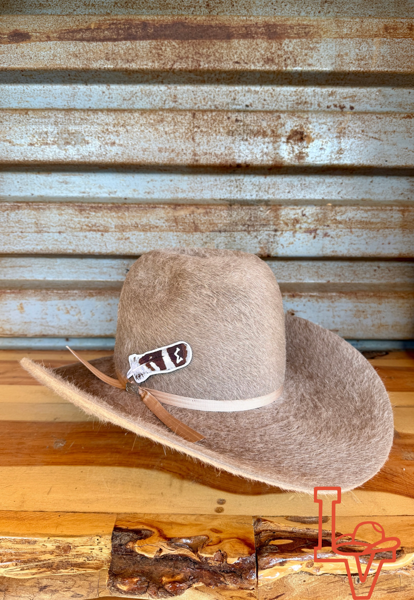 Resistol 8x Kodiak Cowboy Hat Fur Felt Hat Stone