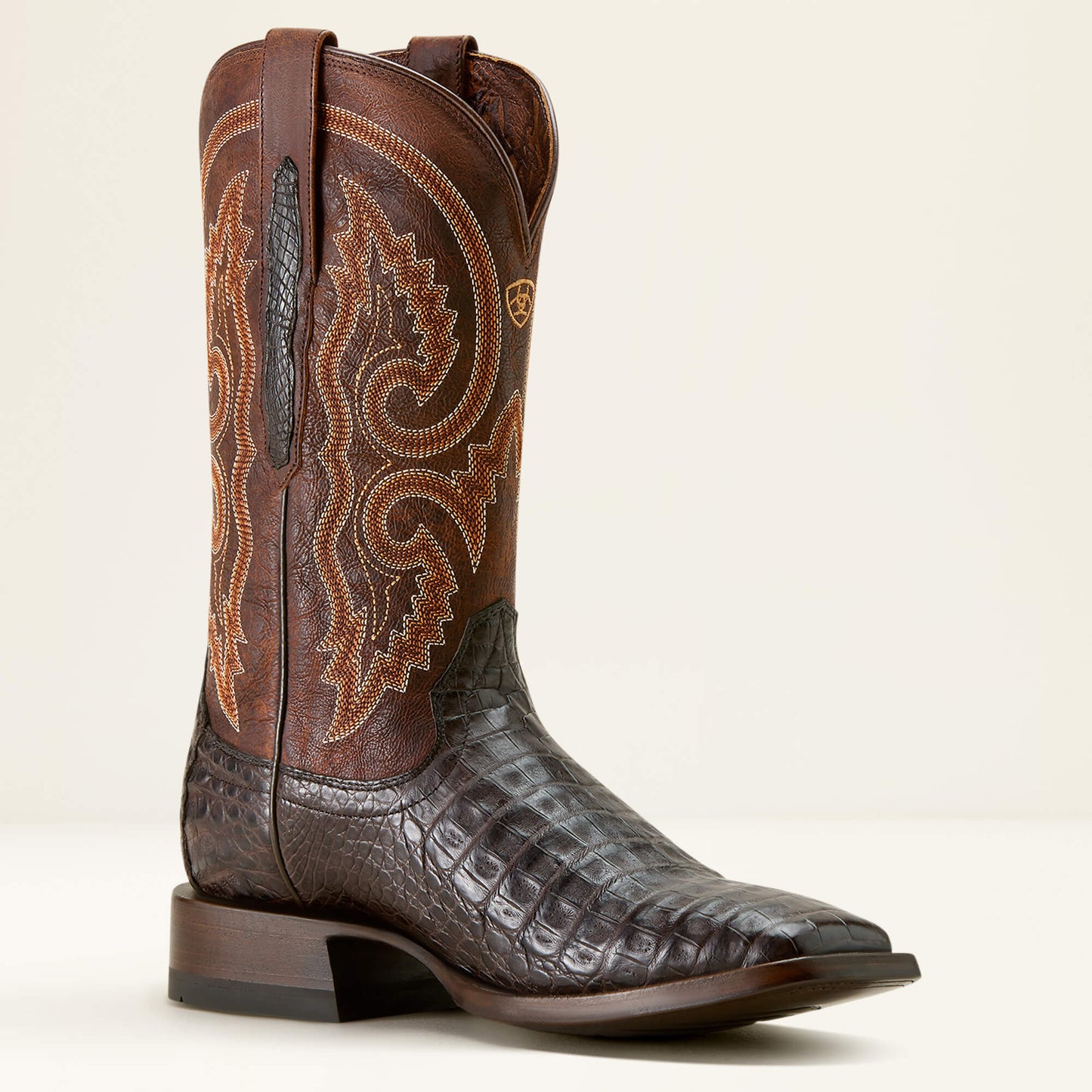 CHOCOLATE CAIMAN BELLY|CHESTNUT BROWN