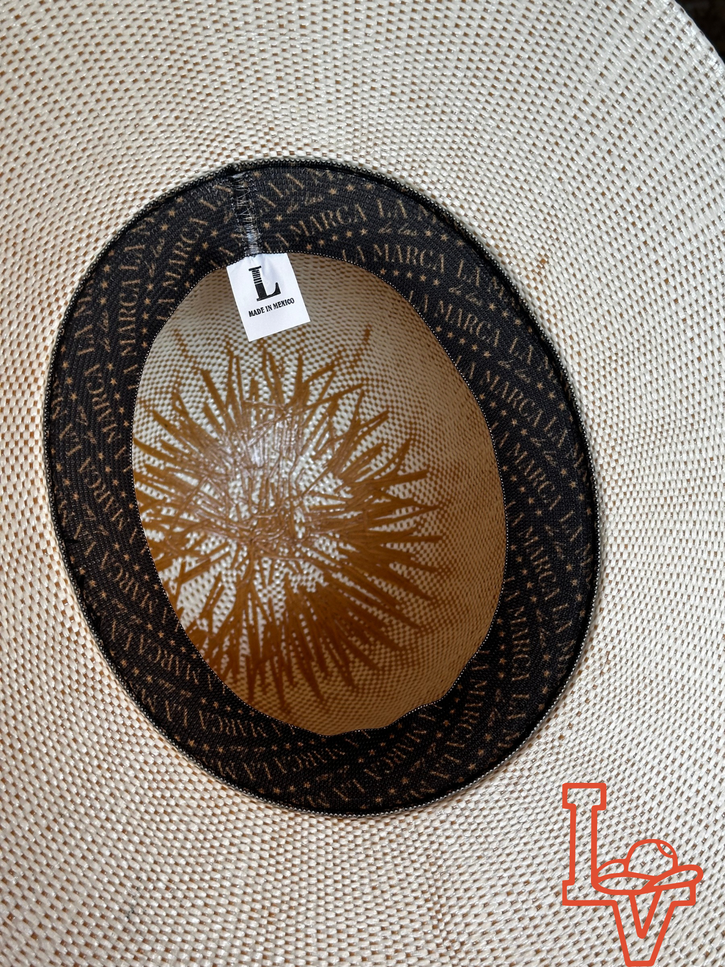 Los Vaqueros Kids Straw Hat Open Regular Crown Bangora Dirty Road Yellow Tan