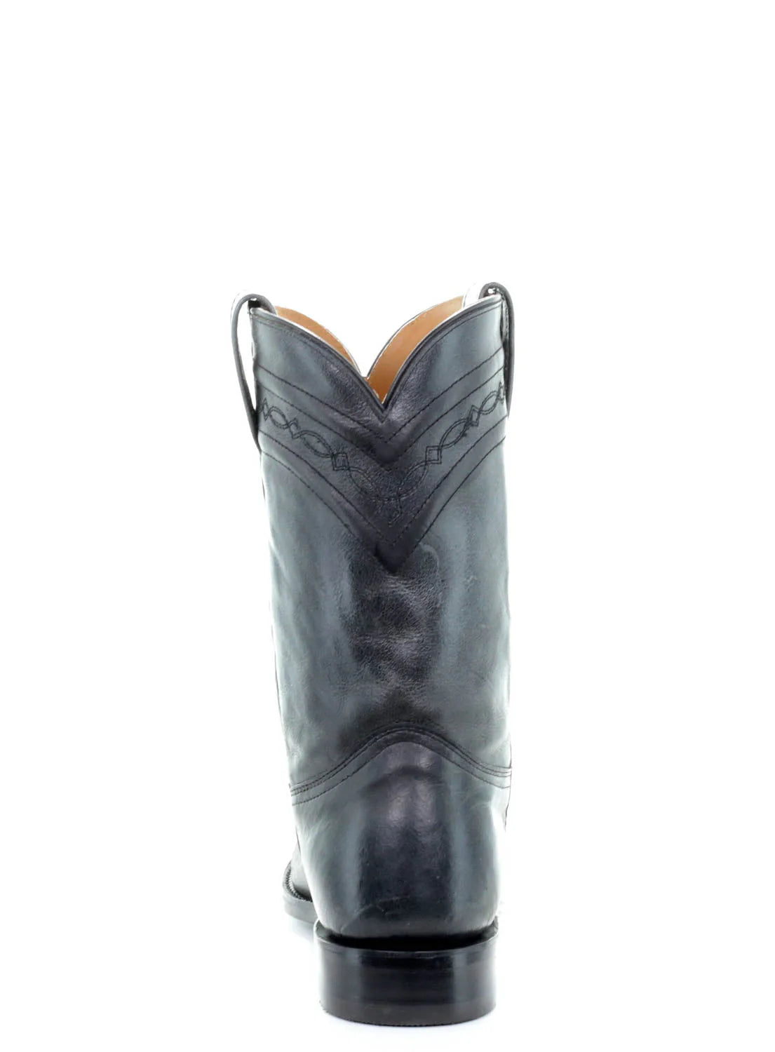 Corral Boots Men's Embroidery Round Toe Leather Western Boots Black