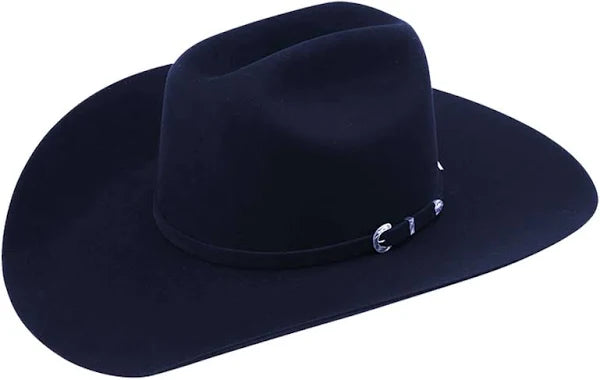 American Hat Company 40X Felt Hat Regular Crown Midnight Blue